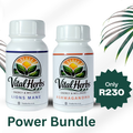 Power Bundle 60 + 60 Capsules Lions mane + Ashwagandha