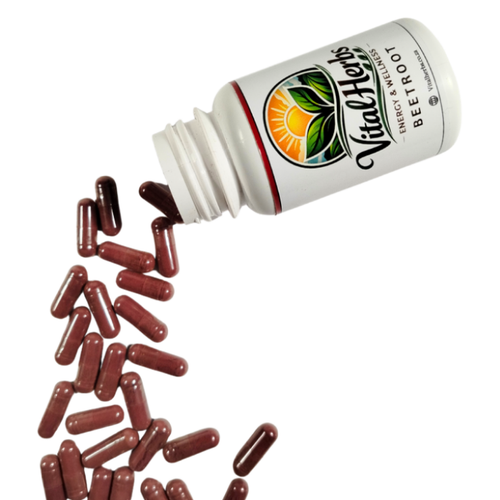 BeetRoot (100% Beta Vulgaris) Capsules 60 x 500mg